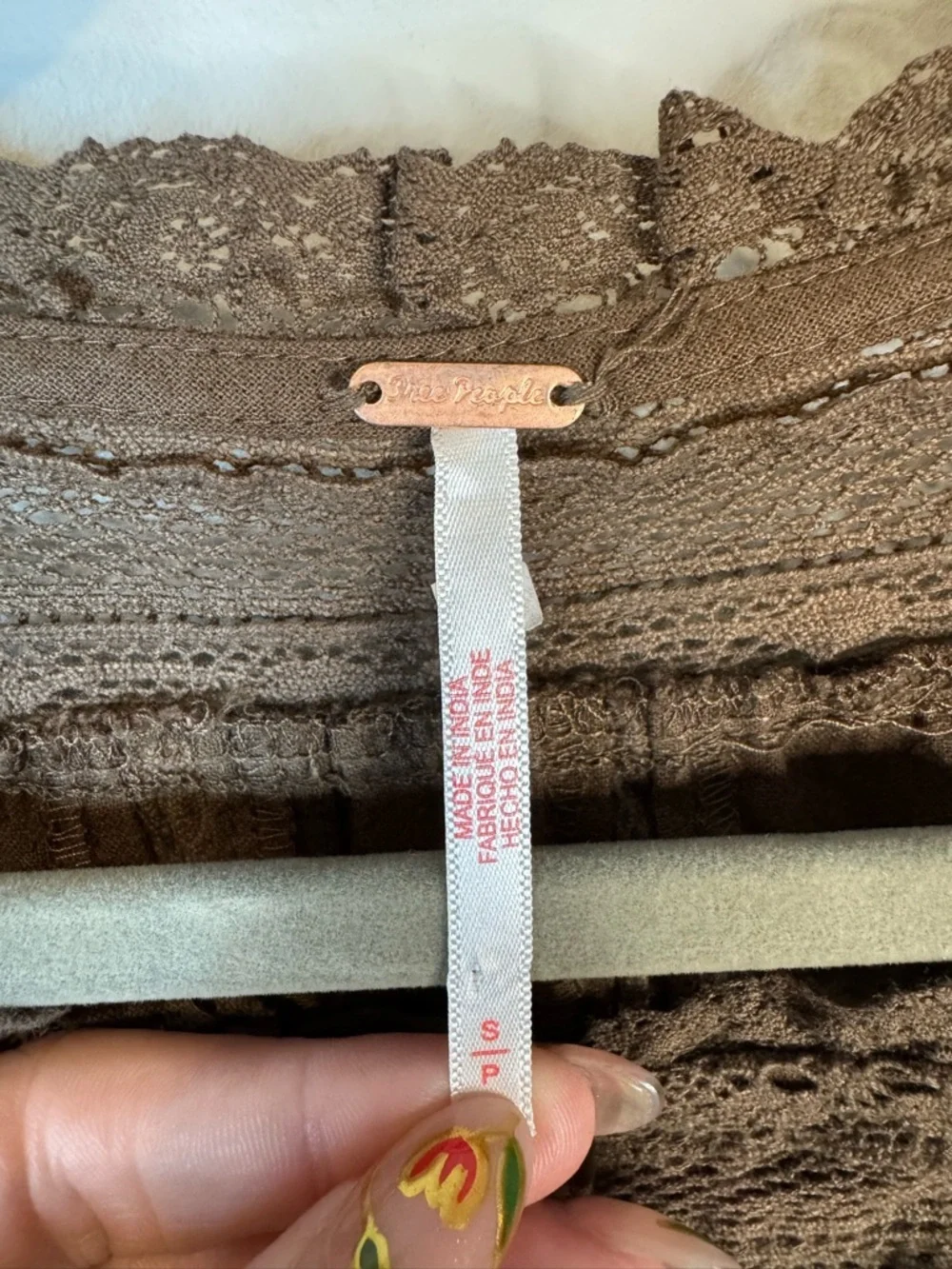 Free People Tea Time Mini Dress Small - Picture 6 of 13